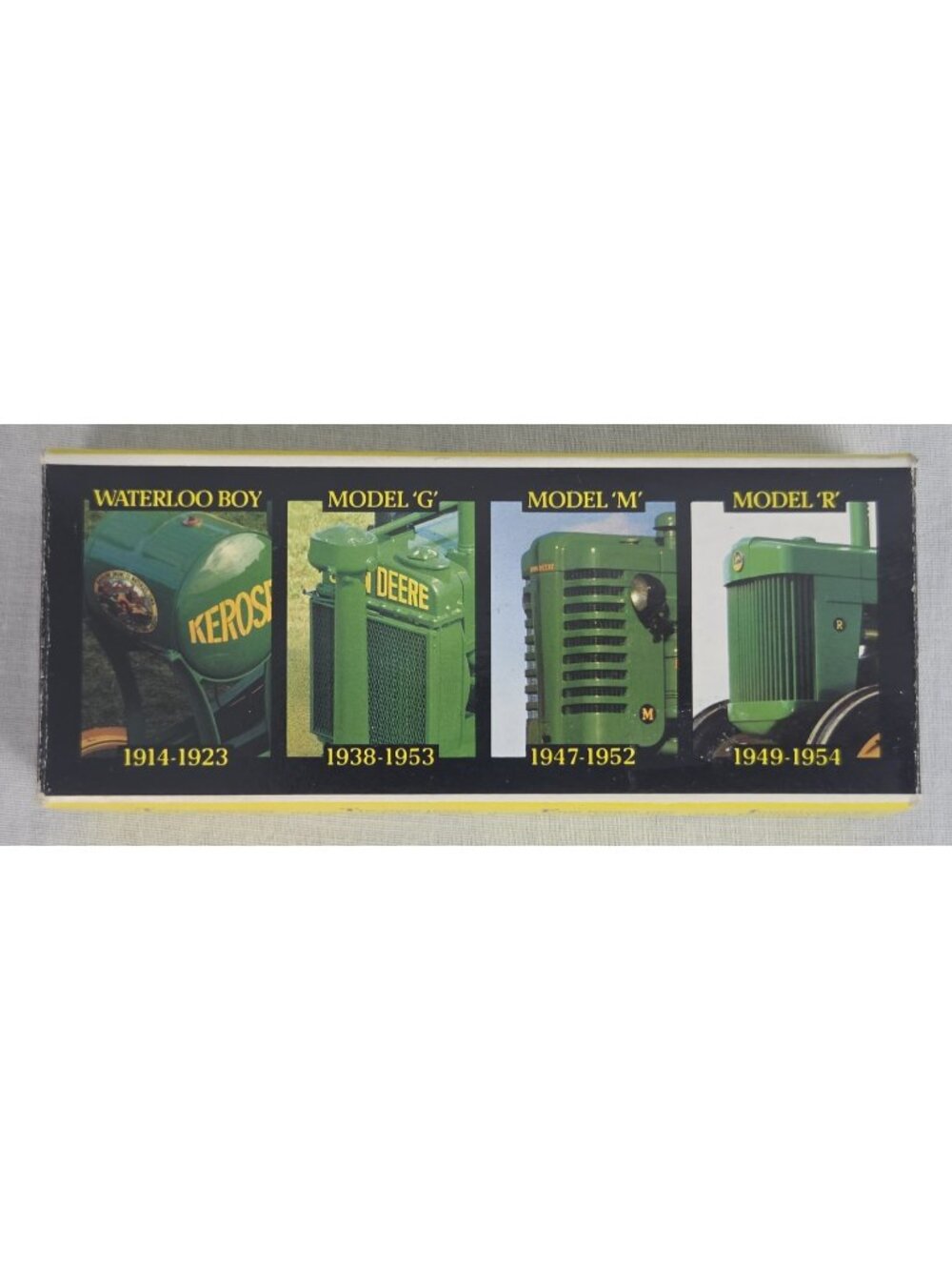 Vtg 1988 ERTL John Deere Historical 4 pc Tractor Set Die Cast Metal NIB Farm